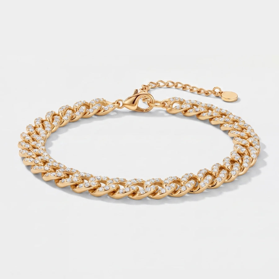 Iced Cuban Bracelet - Gold