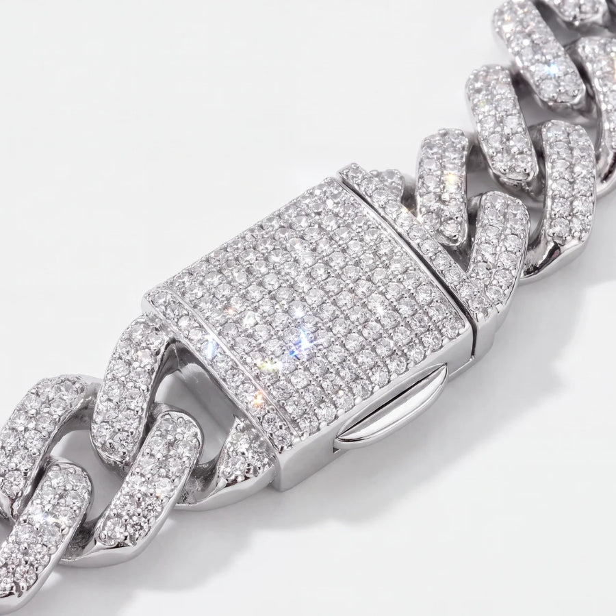 Iced Prong Cuban Bracelet