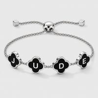 Klöver Initial-armband