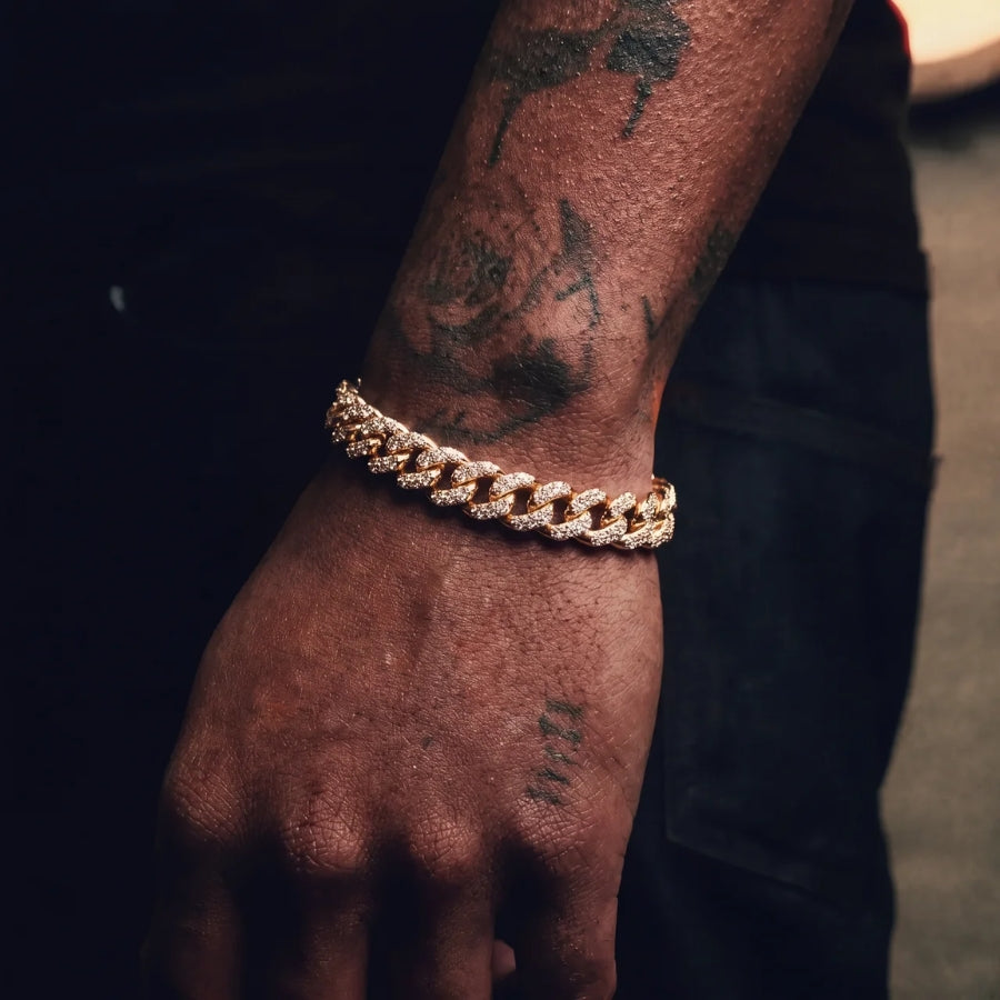 Iced Cuban Bracelet - Gold