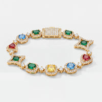 Monaco multi gemstone armband