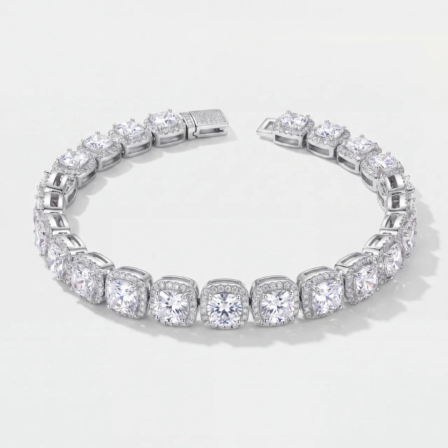 Regent Clustered Tennis Bracelet
