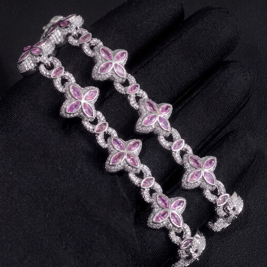 Rosé Fleur Chain - 18mm